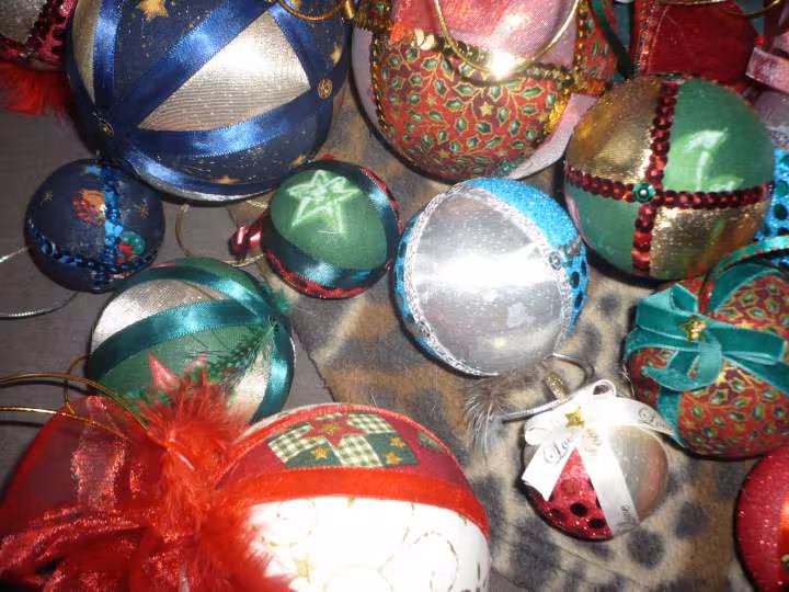 Mes boules de noel pour le sapin