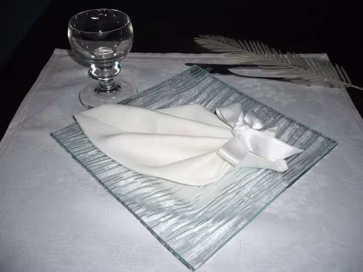 Pliage de serviette aile d ange