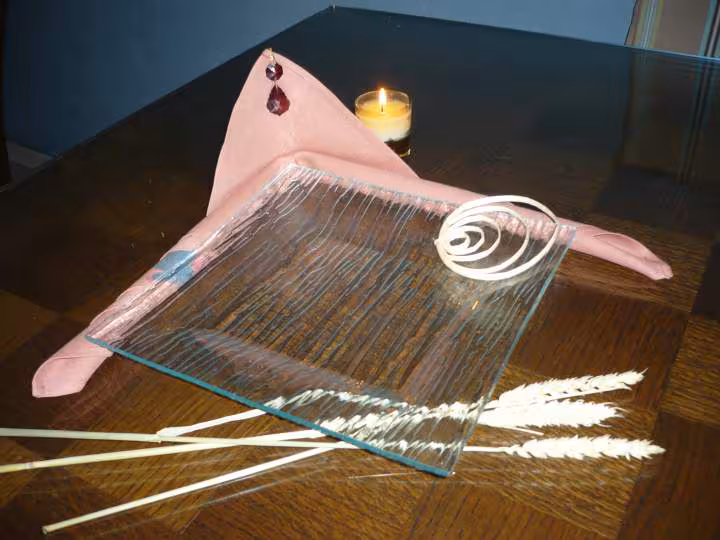 Pliage de serviette la serviette d angle