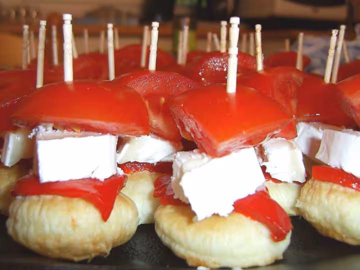 Bouchee feuilletee au chevre