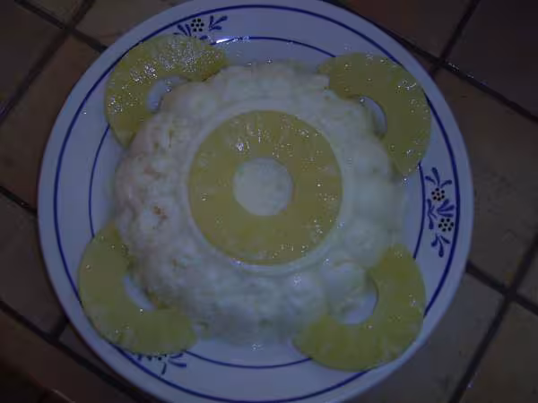 Entremets glace a l ananas