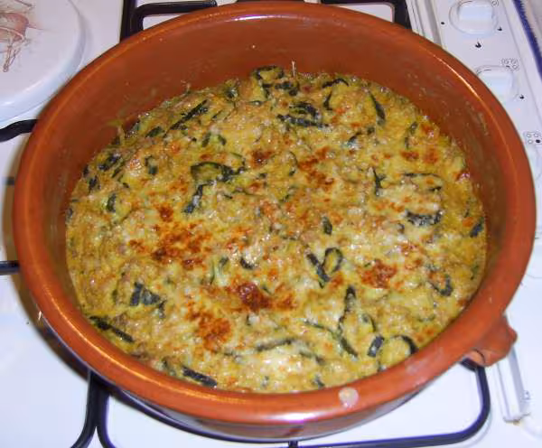 Gratin de courgettes au thon