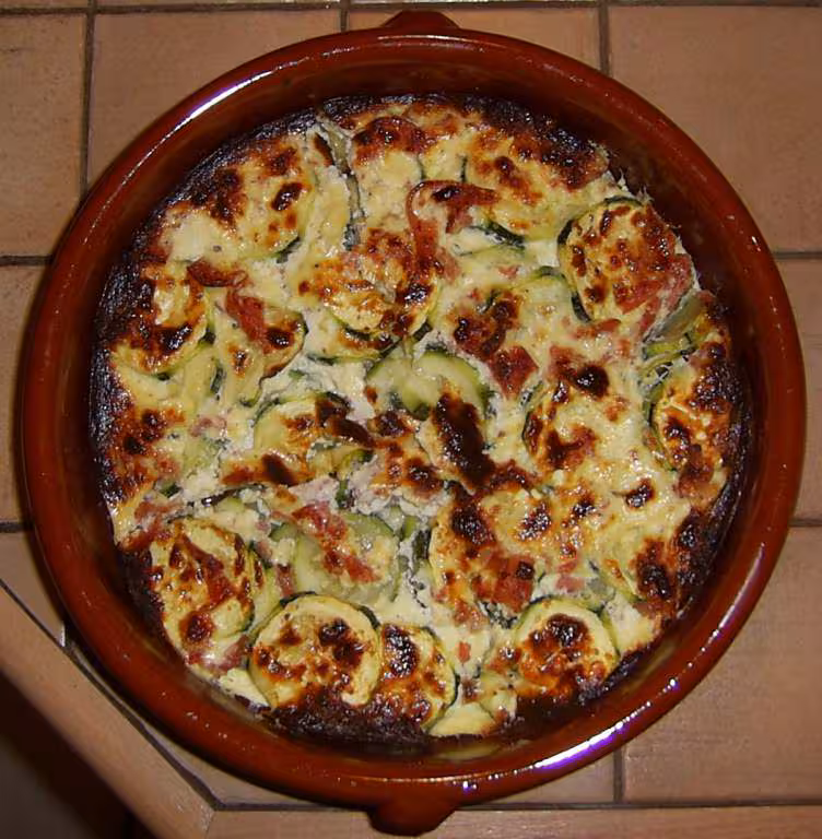 Gratin de courgettes fermier