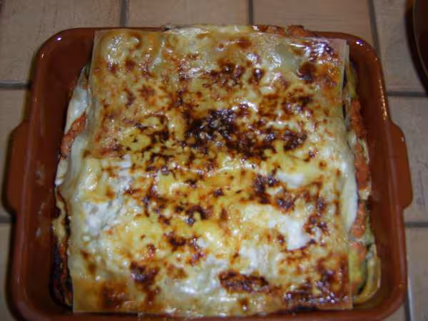Lasagnes poulet courgettes