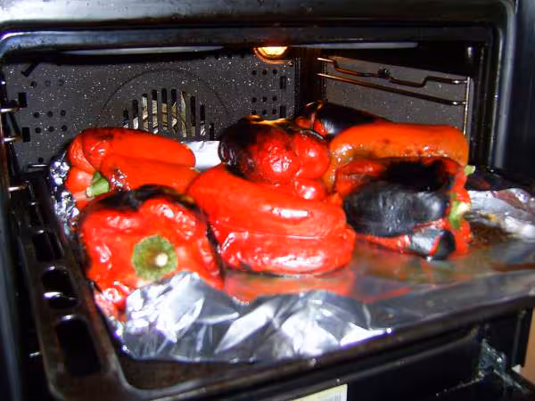 Poivrons au four