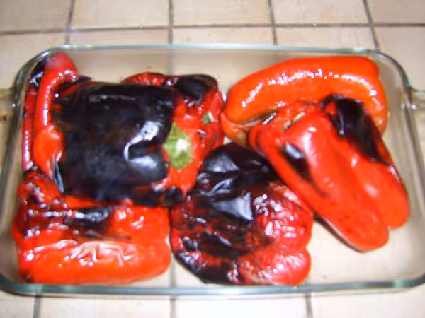 Poivrons au four
