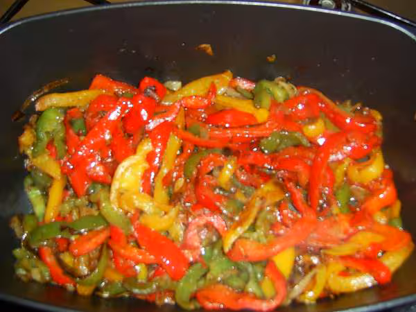 Ratatouille de poivrons de cortaline