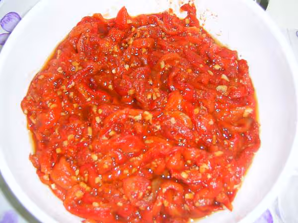 Salade de poivrons cortaline