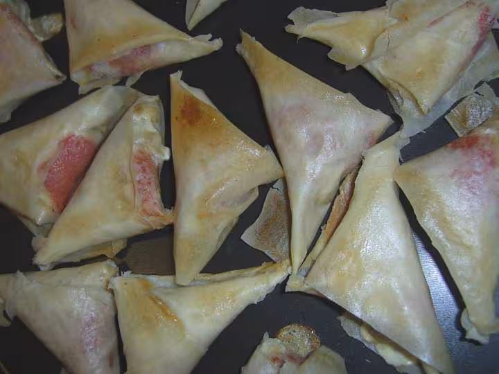 Samoussa au porc et chevre cortaline