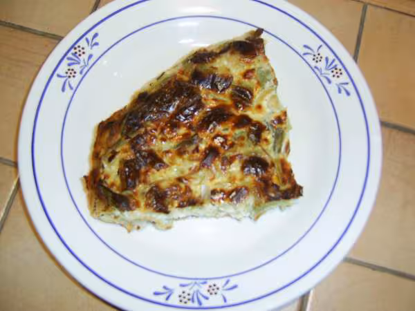 Tarte aux poireaux et aux oignons0001