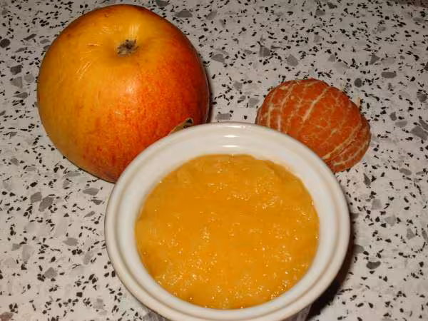 Compote pommes clementines