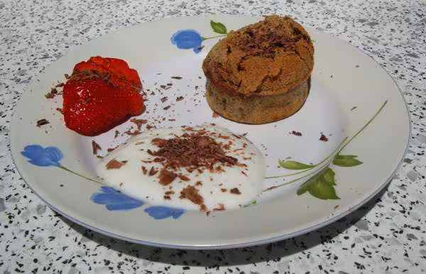 Muffins legers au chocolat au lait