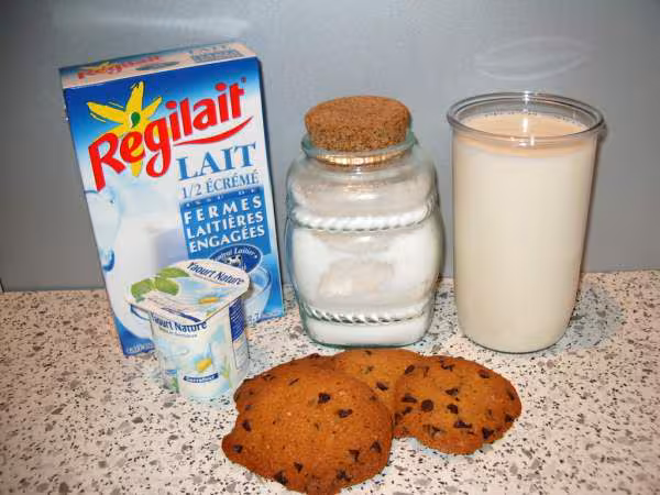 Yaourt aux cookies les ingredients