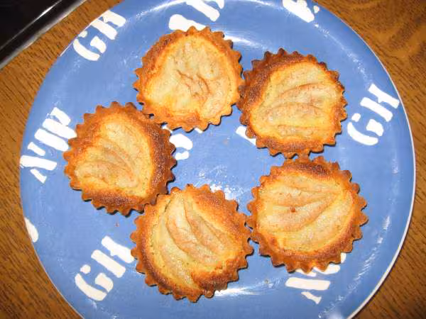 Tartelette poire chocolat amandine