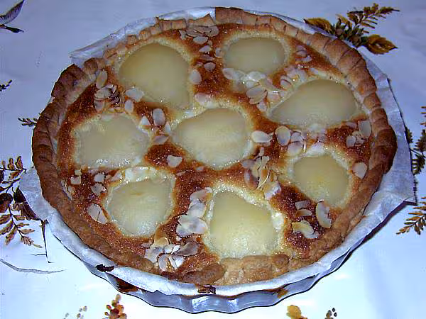 Tarte poire amande