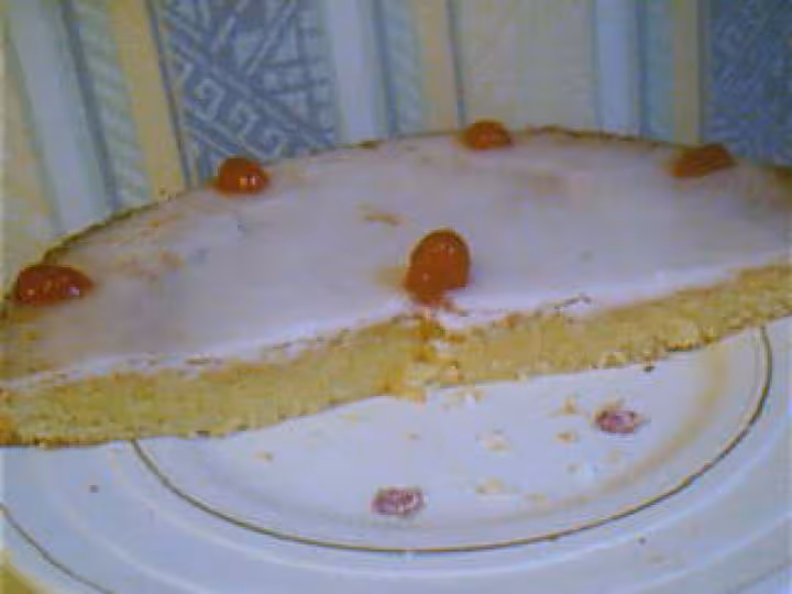 Interieur de la tarte amandine