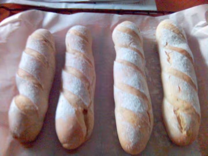Mes baguettes et mes ciabatta