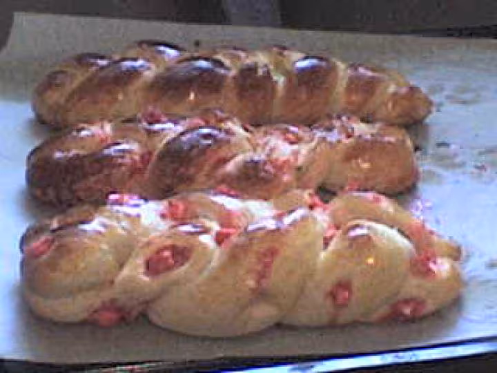 Mes brioches tresse au praline et chocolat