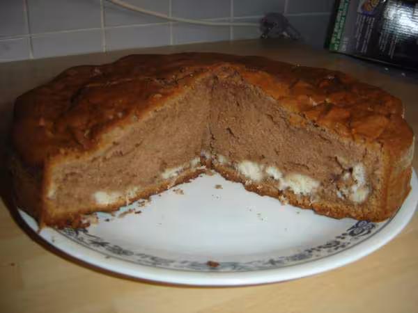 Gateau cacao au coeur de coco de evanna