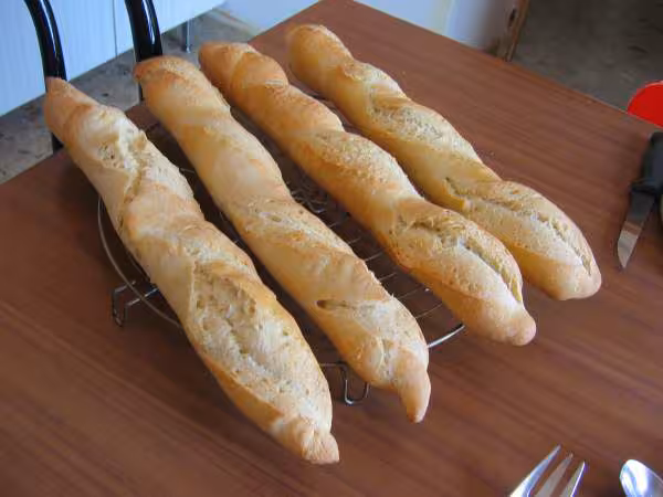 Baguettes au levain kaiser