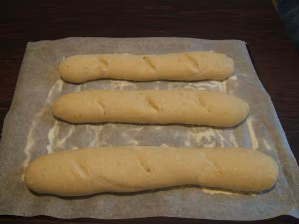 Baguettes de campagne levee