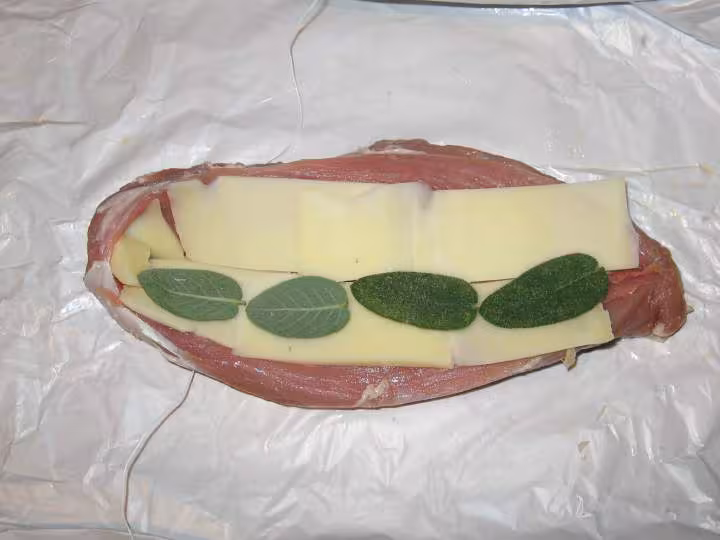 Filet mignon de porc au comte et a la sauge