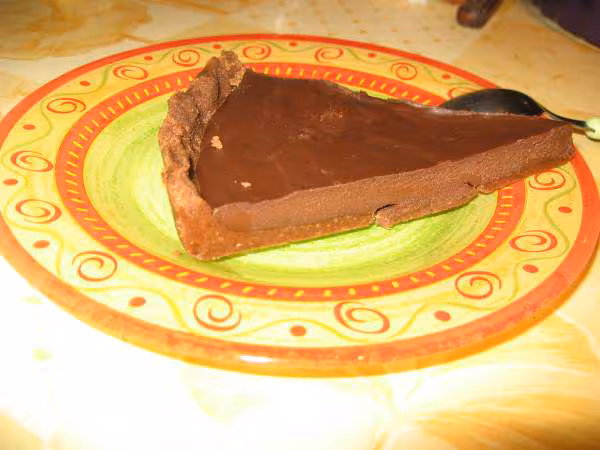 Tarte choco cookies coupee