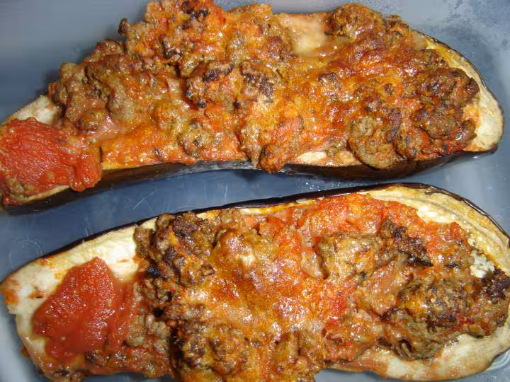Aubergines farcies