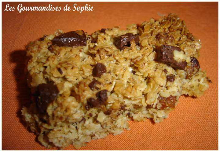 Barres au muesli et abricots secs