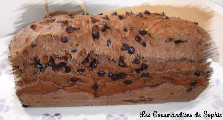 Brioche au cacao et pepites de chocolat