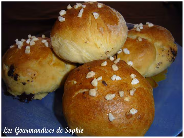 Briochettes aux pepites de chocolat