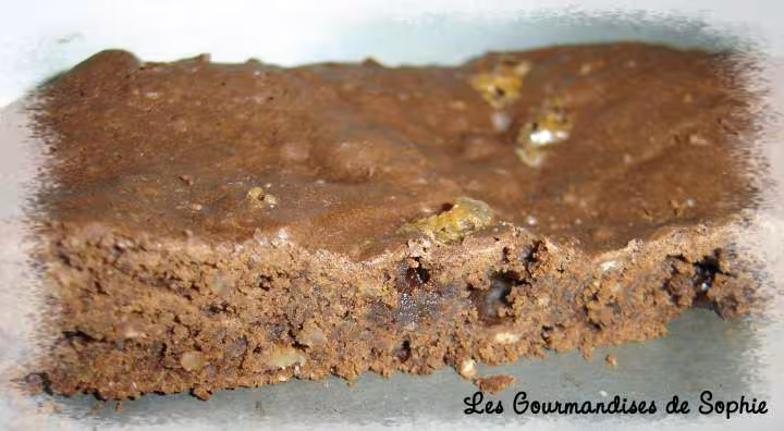 Brownie en coupe