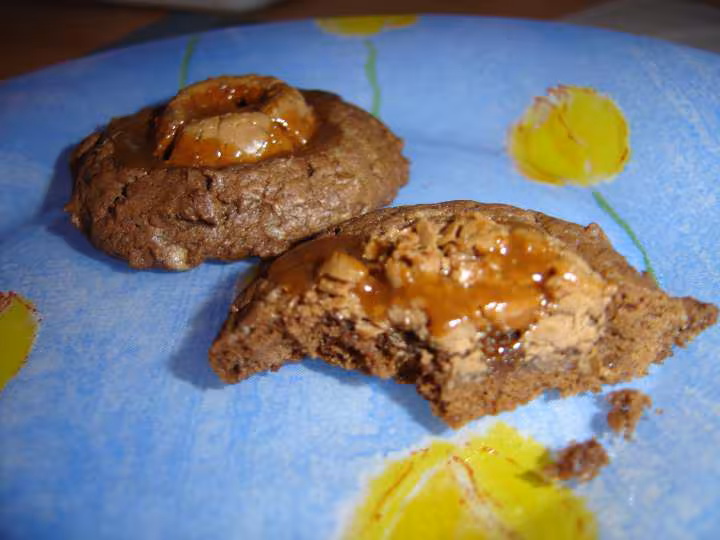 Cookies au chocolat et au caramel