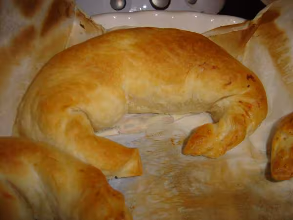 Croissants feuilletes au fomage