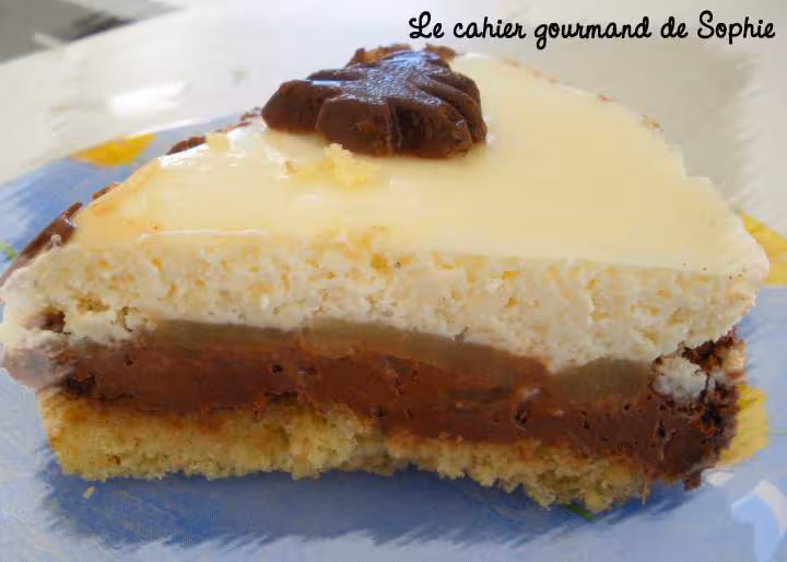 Entremet de noel poires chocolat