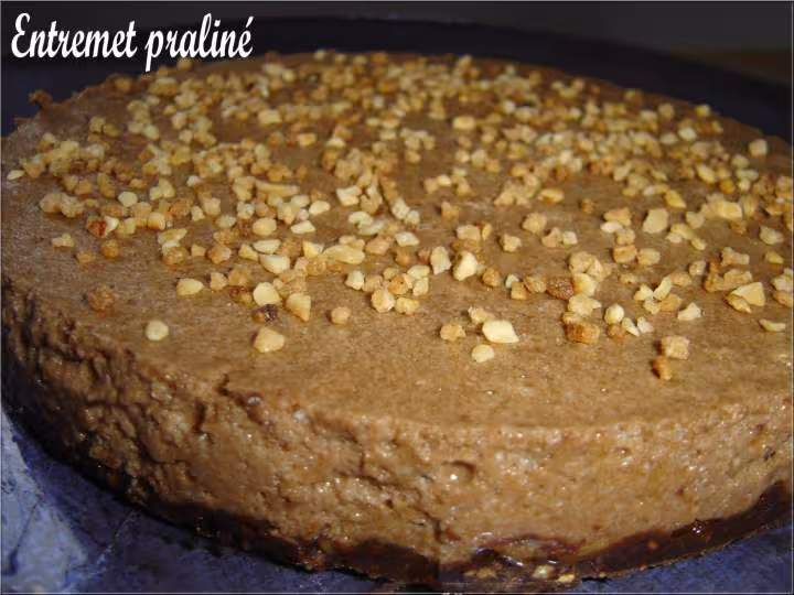 Entremet praline