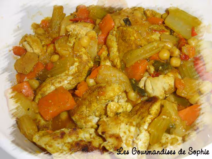 Filets de poulet facon couscous