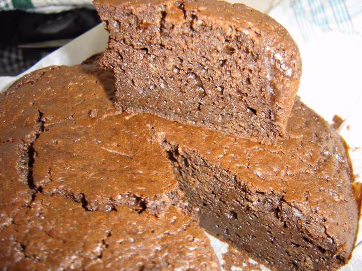 Gateau au chocolat au lait de coco