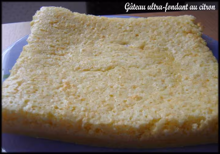Gateau ultra fondant au citron
