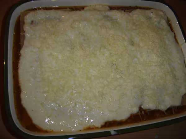 Lasagnes a la bolognaise avant cuisson