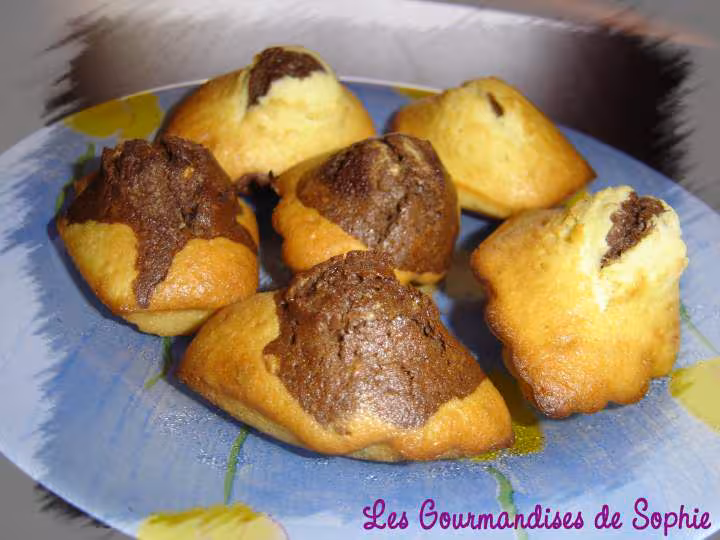 Madeleines marbrees