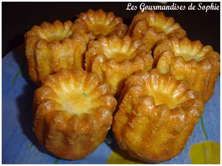 Mini cakes au jambon et ciboulette