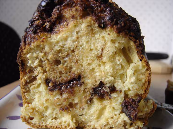 Moelleux vanille cappuccino truffe chocolat au lait coupe
