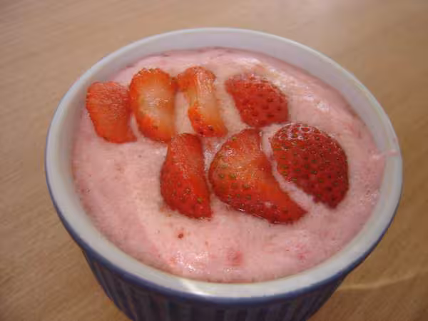 Mousse aux fraises