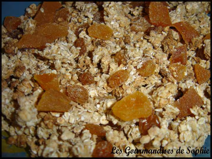 Muesli abricots raisins