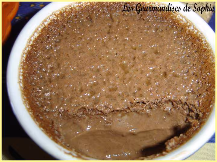 Petit pot de creme au chocolat