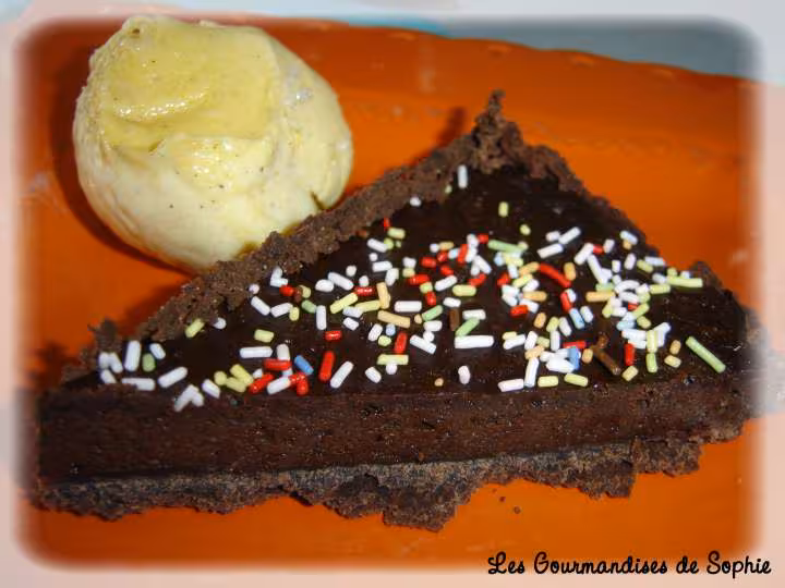 Tarte 100 chocolat part