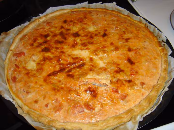 Tarte au thon et a la tomate