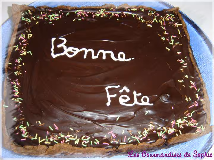 Tarte chocolat cafe