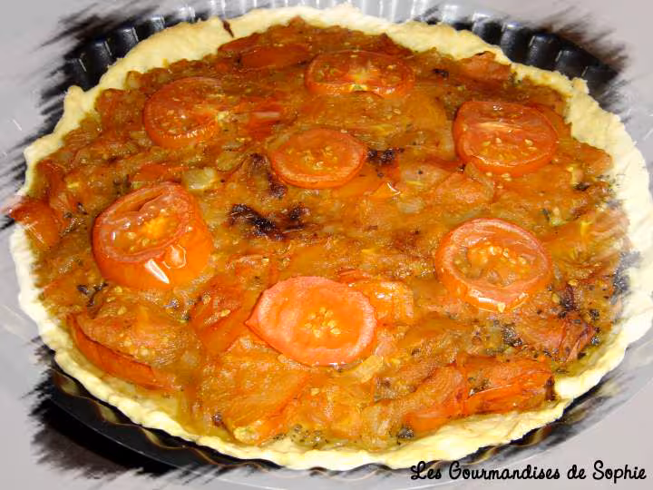 Tarte tomates basilic